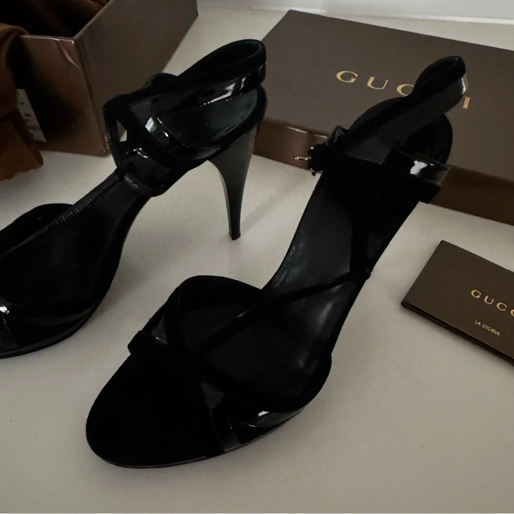 Gucci 4” black heels size 9 b - Picture 14 of 16